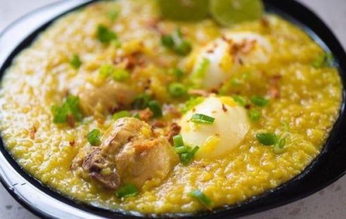 Yellow Arroz Caldo Recipe