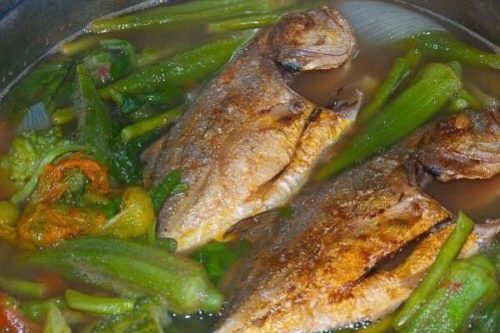 Dinengdeng with Fried Fish Recipe