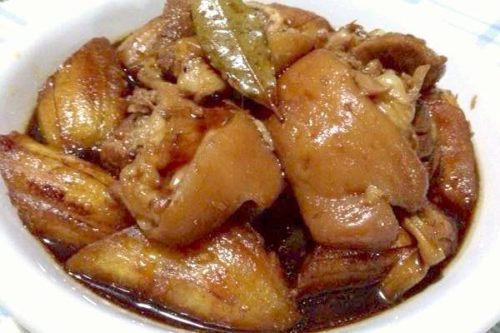 Paksiw na Pata with Saba Recipe